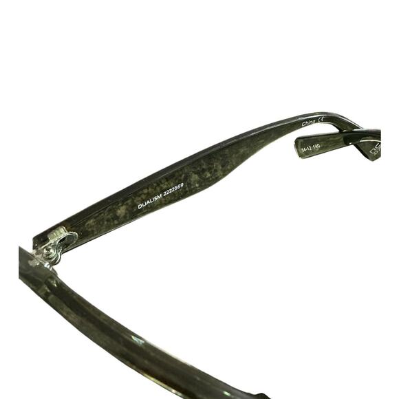 Le Specs AIRE Green Dualism Cat Eye Sunglasses - Picture 3 of 4